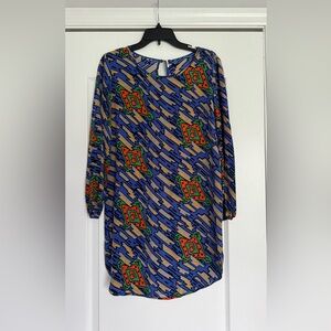 Amanda Uprichard long sleeve silk dress